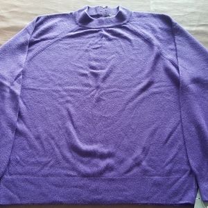 Designers Originals L w/tags Purple Sweater